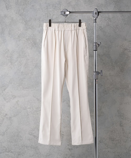 EDEL（エーデル）の「EDEL - ハイウェストセミフレアスラックス（その他パンツ・メンズ・ブラック/ベージュ・SMALL/MEDIUM/LARGE）」の3枚目の写真