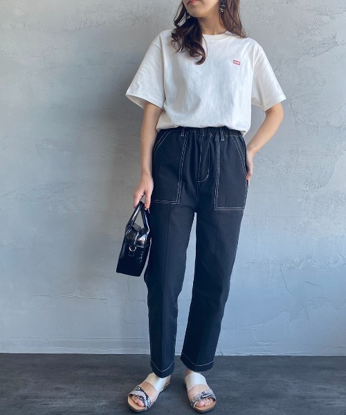 CHUMS（チャムス）の「[CHUMS/チャムス] 別注 ペイズリー柄 バックプリントロゴTシャツ（Tシャツ/カットソー・レディース・ホワイト/ブラック・S/M/L/XL/XXL）」の3枚目の写真