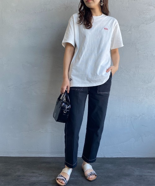 CHUMS（チャムス）の「[CHUMS/チャムス] 別注 ペイズリー柄 バックプリントロゴTシャツ（Tシャツ/カットソー・レディース・ホワイト/ブラック・S/M/L/XL/XXL）」の13枚目の写真