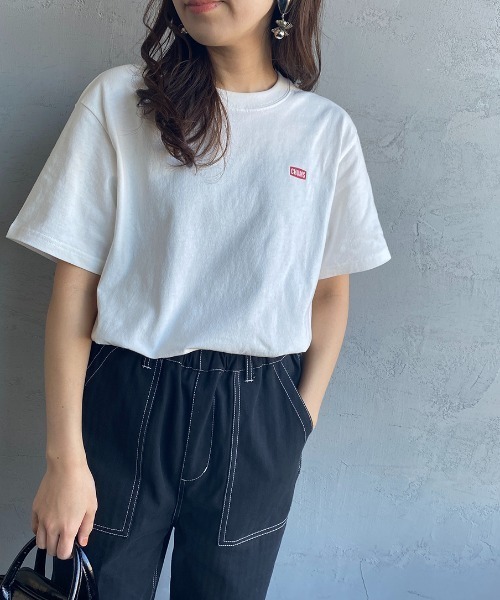 CHUMS（チャムス）の「[CHUMS/チャムス] 別注 ペイズリー柄 バックプリントロゴTシャツ（Tシャツ/カットソー・レディース・ホワイト/ブラック・S/M/L/XL/XXL）」の7枚目の写真