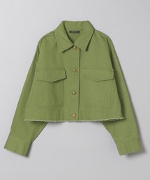 JEANASIS | ミリタリーショートシャツジャケット/265233(その他アウター)