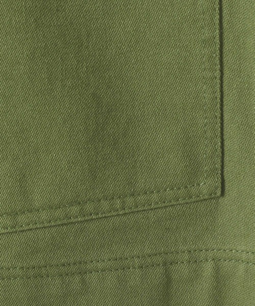 JEANASIS（ジーナシス）の「ミリタリーショートシャツジャケット/265233（その他アウター・レディース・ブラック/カーキ・FREE）」の11枚目の写真