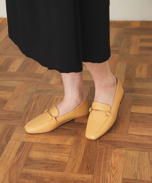 SENSE OF PLACE by URBAN RESEARCH（センスオブプレイスバイアーバンリサーチ）の「フェイクレザービットローファー（ローファー・レディース・ブラウン/アイボリー/イエロー/ブラック・SMALL/LARGE/MEDIUM）」の18枚目の写真