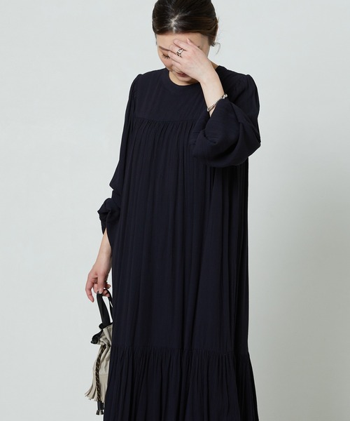 FREAK'S STORE（フリークスストア）の「▽【WEB限定】インド楊柳2WAYワンピース（ワンピース・レディース・ピンク/ワイン/グリーン/ダークネイビー・SMALL/MEDIUM）」の17枚目の写真