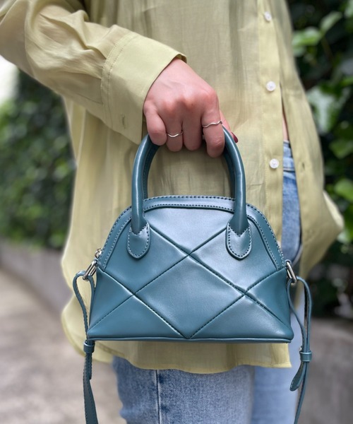 CIAOPANIC(チャオパニック)の「ミニキルト2WAYショルダーバッグ(ショルダーバッグ・レディース・ブラック/グリーン・FREE)」の2枚目の写真