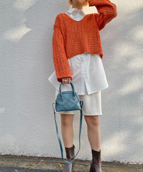 CIAOPANIC(チャオパニック)の「ミニキルト2WAYショルダーバッグ(ショルダーバッグ・レディース・ブラック/グリーン・FREE)」の5枚目の写真