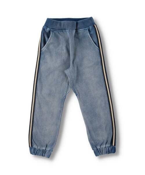 BRANSHES(ブランシェス)の「【サイドライン入り】ジョガーパンツ(スウェットパンツ・キッズ・ブルー/ブラック・90/100/120/110/140/130/150)」の9枚目の写真
