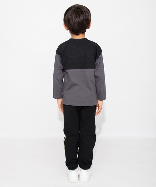 BRANSHES(ブランシェス)の「【サイドライン入り】ジョガーパンツ(スウェットパンツ・キッズ・ブルー/ブラック・90/100/120/110/140/130/150)」の22枚目の写真