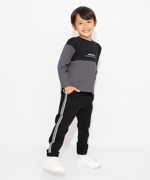BRANSHES(ブランシェス)の「【サイドライン入り】ジョガーパンツ(スウェットパンツ・キッズ・ブルー/ブラック・90/100/120/110/140/130/150)」の18枚目の写真
