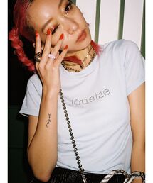 MILK ラインストーンロゴTシャツ【コラボ】