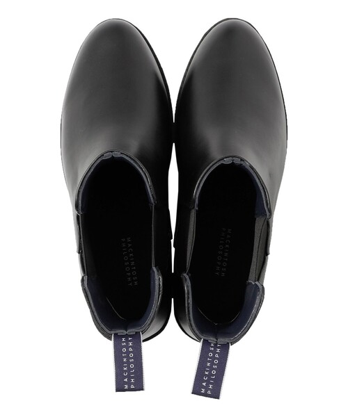 MACKINTOSH PHILOSOPHY（ﾏｯｷﾝﾄｯｼｭ ﾌｨﾛｿﾌｨｰ）の「サイドゴアレインシューズ　CARDIFF(カーディフ)（レインシューズ・メンズ・ブラック・S/M/L）」の2枚目の写真
