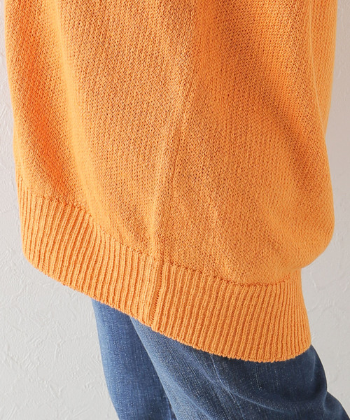 plage（プラージュ）の「Linen Vネック カーディガン