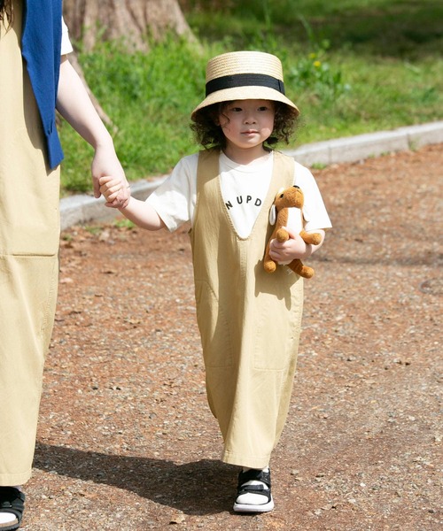 FORK&SPOON（フォークアンドスプーン）の「『親子リンク』FORK&SPOON　Uネックワンピース(KIDS)（ワンピース・キッズ・ベージュ/ネイビー・105/120/135）」の10枚目の写真