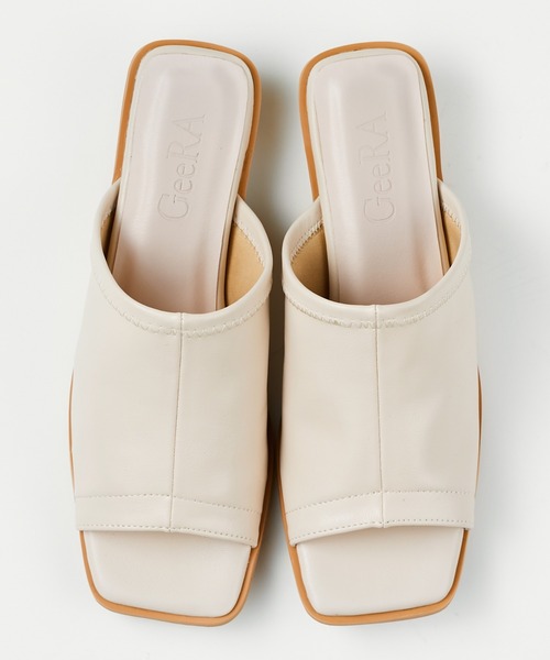 GeeRA（ジーラ）の「ストレッチミュールサンダル（2.5cm）（サンダル・レディース・ブラック/ブルー/サンドグレー/ライトベージュ・SMALL/MEDIUM/LARGE/X-LARGE）」の8枚目の写真