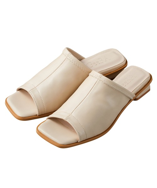 GeeRA（ジーラ）の「ストレッチミュールサンダル（2.5cm）（サンダル・レディース・ブラック/ブルー/サンドグレー/ライトベージュ・SMALL/MEDIUM/LARGE/X-LARGE）」の7枚目の写真