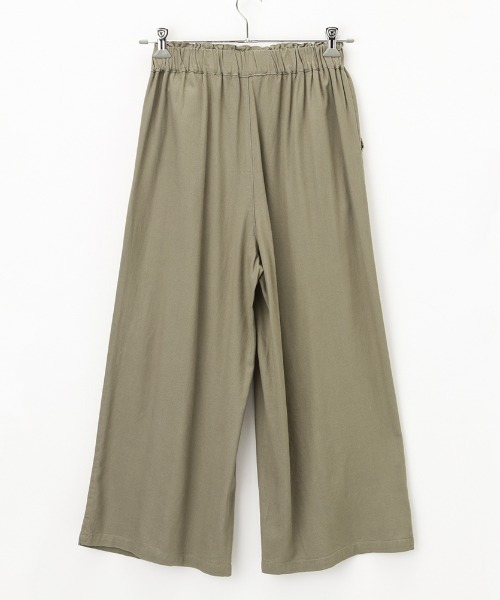 NAVY（ネイビー）の「ミントリネン ロングワイドパンツ（その他パンツ・レディース・ベージュ/カーキ/グリーン/オレンジ・M/L）」の9枚目の写真