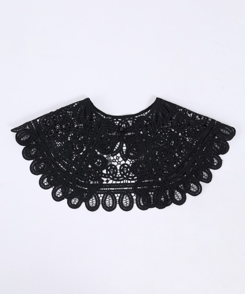 WC（ダブル シー）の「レースデザイン付け襟（付け襟・レディース・ホワイト/ブラック・FREE）」の6枚目の写真