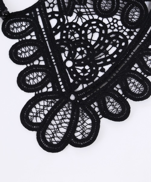 WC（ダブル シー）の「レースデザイン付け襟（付け襟・レディース・ホワイト/ブラック・FREE）」の9枚目の写真