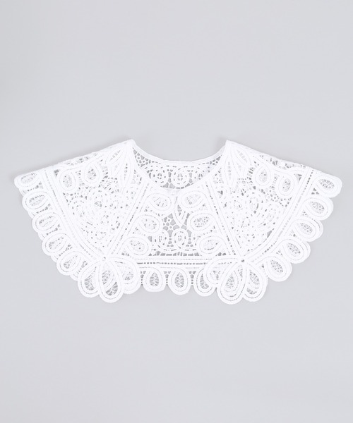 WC（ダブル シー）の「レースデザイン付け襟（付け襟・レディース・ホワイト/ブラック・FREE）」の10枚目の写真