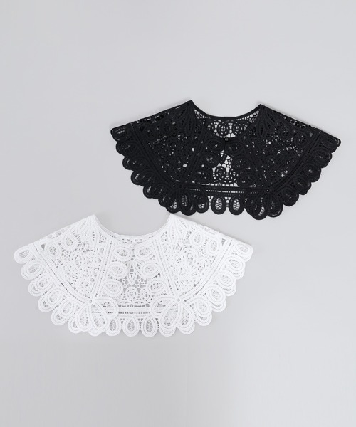 WC（ダブル シー）の「レースデザイン付け襟（付け襟・レディース・ホワイト/ブラック・FREE）」の11枚目の写真