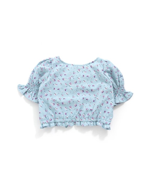 JENNI love(ジェニィラブ)の「フラワー総柄シャーリングブラウス(シャツ/ブラウス・キッズ・ラベンダー/サックスブルー・150cm/130cm/140cm/160cm)」の11枚目の写真