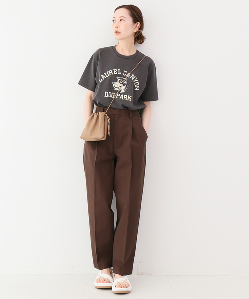 SLOBE IENA　CORG/EAカラータックトラウザー　イエナ セール】CORG/EAカラータックトラウザー（その他パンツ）｜SLOBE