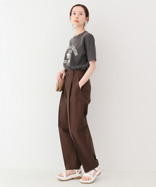 SLOBE IENA　CORG/EAカラータックトラウザー　イエナ セール】CORG/EAカラータックトラウザー（その他パンツ）｜SLOBE