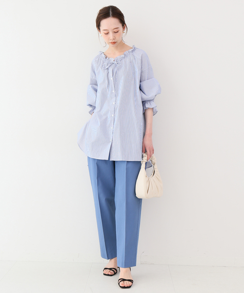 SLOBE IENA　CORG/EAカラータックトラウザー　イエナ セール】CORG/EAカラータックトラウザー（その他パンツ）｜SLOBE