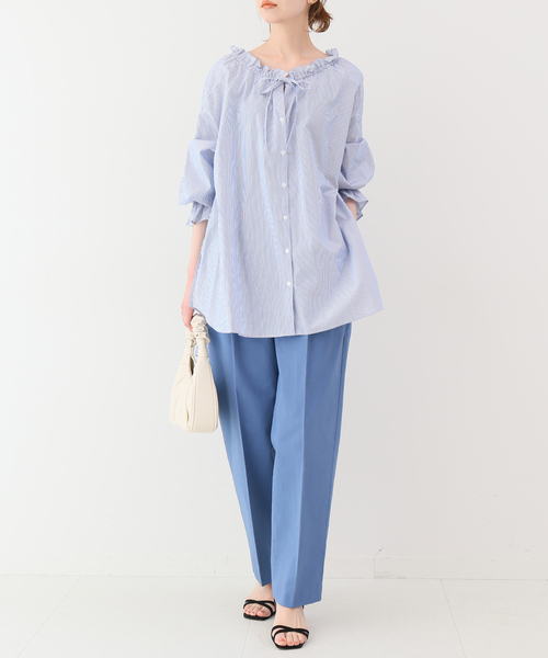 SLOBE IENA　CORG/EAカラータックトラウザー　イエナ SLOBE IENA パンツ CORG/EAカラータックトラウザー : ZOZOTOWN