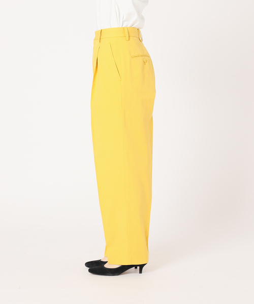 SLOBE IENA　CORG/EAカラータックトラウザー　イエナ SLOBE IENA パンツ CORG/EAカラータックトラウザー : ZOZOTOWN