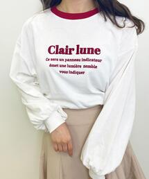 ふくれ刺繍ロゴロングTシャツ
