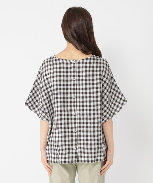 studio CLIP（スタディオクリップ）の「リネン100ドルマンTシャツブラウス（シャツ/ブラウス・レディース・ナチュラル/イエロー/サックスブルー/その他1・FREE）」の18枚目の写真