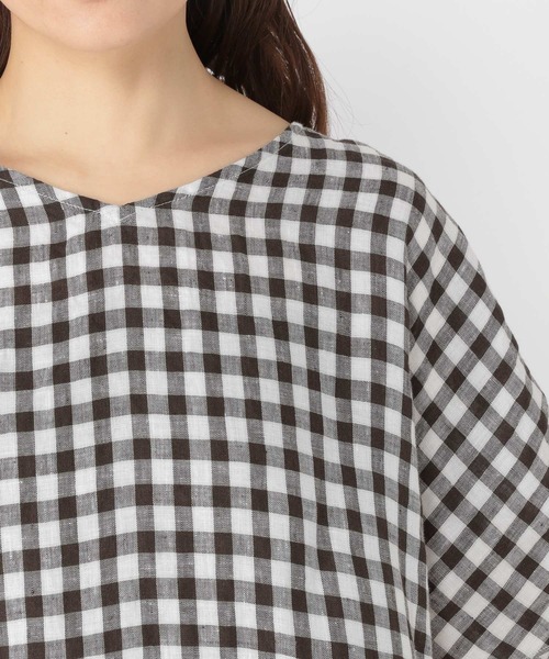 studio CLIP（スタディオクリップ）の「リネン100ドルマンTシャツブラウス（シャツ/ブラウス・レディース・ナチュラル/イエロー/サックスブルー/その他1・FREE）」の19枚目の写真