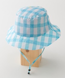 392 plusm（サンキューニプリュスエム）の「Kids Rain Hat - gingham - 771152（ハット）」