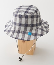 392 plusm（サンキューニプリュスエム）の「Kids Rain Hat - gingham - 771152（ハット）」