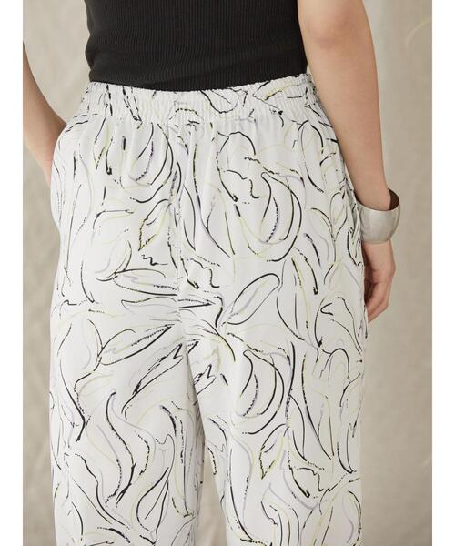 AMERICAN HOLIC（アメリカンホリック）の「ドロストとろみワイドパンツ（その他パンツ・レディース・ブラック/ネイビー/アイボリー/モカ/ドット・S/M/L）」の17枚目の写真