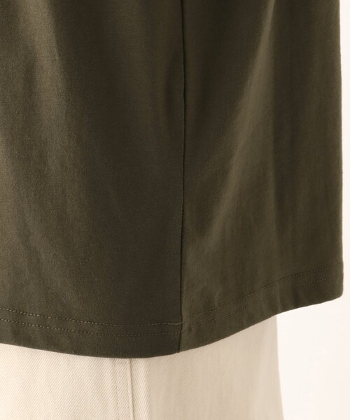 OPAQUE.CLIP（オペークドットクリップ）の「◆THEATRE PRODUCTS 別注 ブラウンメニュープリントスーベニアTシャツ（Tシャツ/カットソー・レディース・グリーン/ブラウン系その他/ホワイト系/ブラック系7/カーキ系4・99）」の18枚目の写真