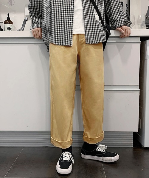 VIBGYOR(ヴィブジョー)の「【ACT -fascination select-】ワイドシルエットチノパンツ(SP)(チノパンツ・メンズ・アイボリー・MEDIUM/LARGE)」の12枚目の写真
