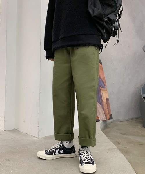 VIBGYOR(ヴィブジョー)の「【ACT -fascination select-】ワイドシルエットチノパンツ(SP)(チノパンツ・メンズ・アイボリー・MEDIUM/LARGE)」の14枚目の写真