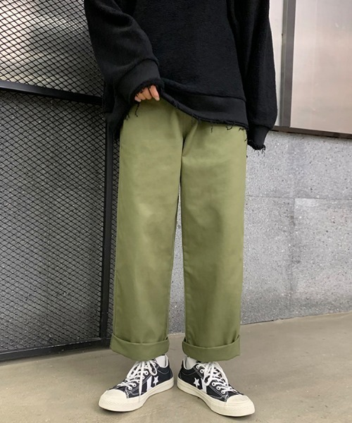 VIBGYOR(ヴィブジョー)の「【ACT -fascination select-】ワイドシルエットチノパンツ(SP)(チノパンツ・メンズ・アイボリー・MEDIUM/LARGE)」の16枚目の写真