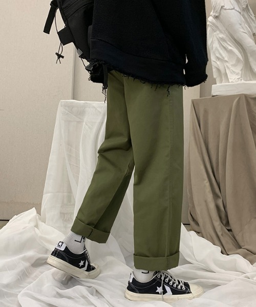 VIBGYOR(ヴィブジョー)の「【ACT -fascination select-】ワイドシルエットチノパンツ(SP)(チノパンツ・メンズ・アイボリー・MEDIUM/LARGE)」の4枚目の写真