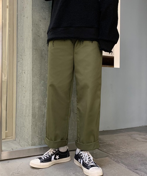 VIBGYOR(ヴィブジョー)の「【ACT -fascination select-】ワイドシルエットチノパンツ(SP)(チノパンツ・メンズ・アイボリー・MEDIUM/LARGE)」の5枚目の写真