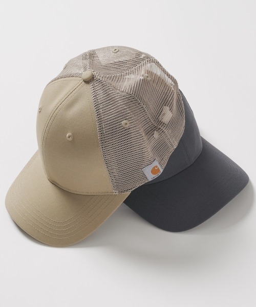 Carhartt(カーハート)の「【Carhartt】CT103056 メッシュキャップ(キャップ・メンズ・ブラック/ベージュ/ネイビー/グレー・FREE)」の6枚目の写真
