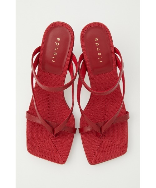 rienda(リエンダ)の「スリムストラップトングサンダル(サンダル・レディース・ブラック/ブラウン/レッド・MEDIUM/SMALL/LARGE)」の16枚目の写真