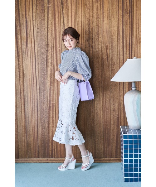 Mafmof(マフモフ)の「Mafmof(マフモフ)スタッズウェッジラインサンダル(サンダル・レディース・ホワイト/ブラック/グレー/アイボリー/ピンク・LL/S/M/L)」の13枚目の写真
