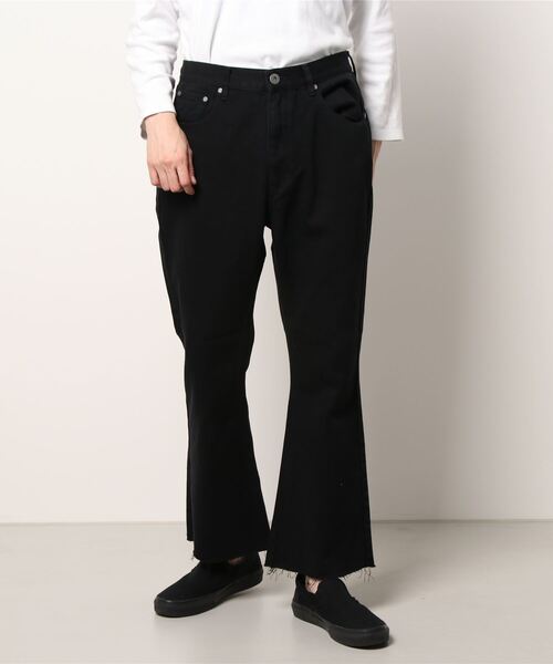 DANKE SCHON(ダンケシェーン)の「DankeSchon/ダンケシェーン/Flared pants/フレアパンツ(その他パンツ・メンズ・ブラック・SMALL/MEDIUM/LARGE)」の8枚目の写真