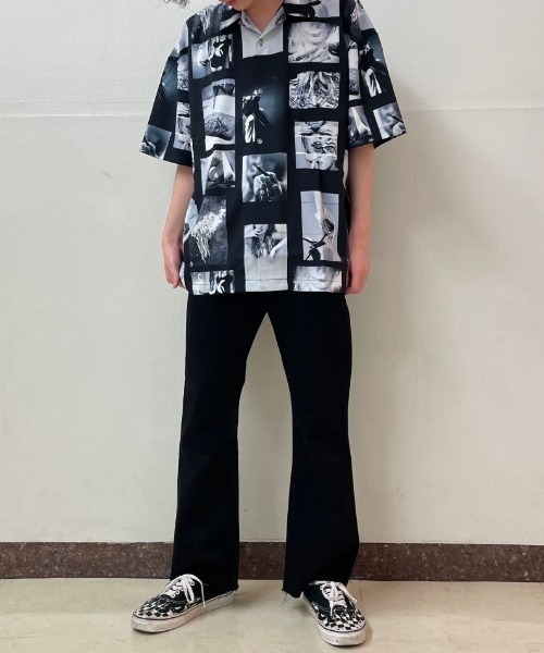 DANKE SCHON(ダンケシェーン)の「DankeSchon/ダンケシェーン/Flared pants/フレアパンツ(その他パンツ・メンズ・ブラック・SMALL/MEDIUM/LARGE)」の2枚目の写真