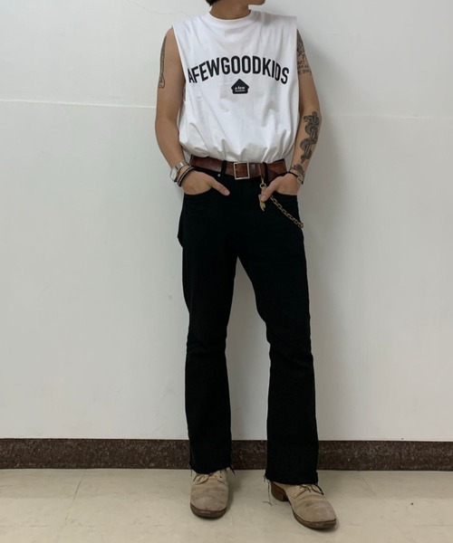 DANKE SCHON(ダンケシェーン)の「DankeSchon/ダンケシェーン/Flared pants/フレアパンツ(その他パンツ・メンズ・ブラック・SMALL/MEDIUM/LARGE)」の5枚目の写真