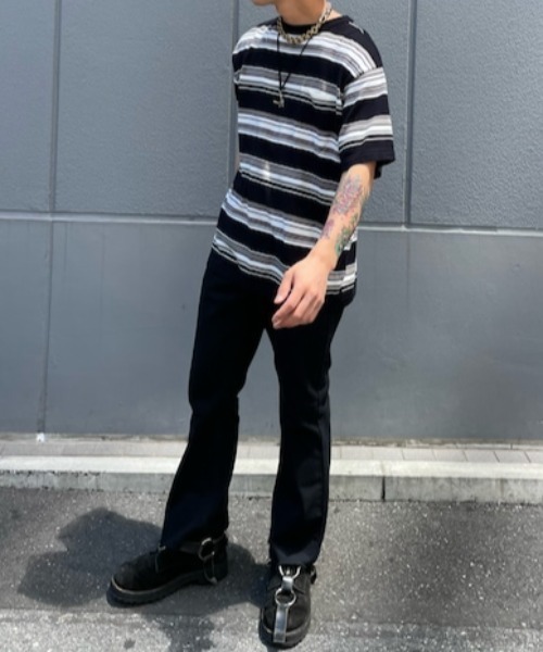 DANKE SCHON(ダンケシェーン)の「DankeSchon/ダンケシェーン/Flared pants/フレアパンツ(その他パンツ・メンズ・ブラック・SMALL/MEDIUM/LARGE)」の6枚目の写真