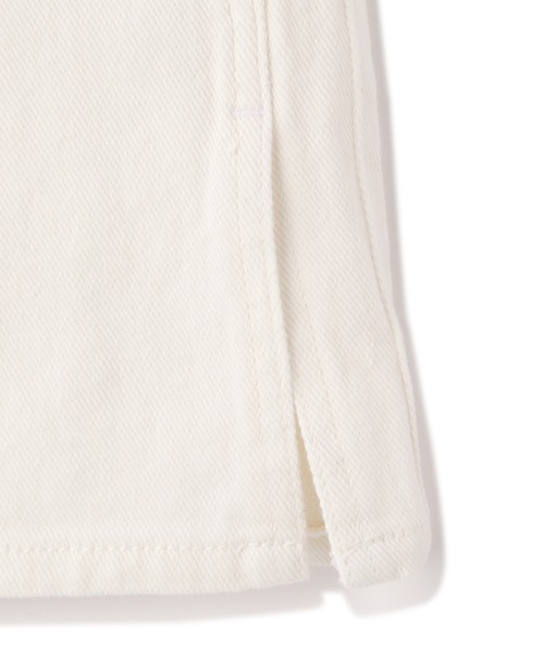 FREE'S MART（フリーズマート）の「◇[低身長サイズ/Sシリーズ]ウエスト断ち切りワイドデニムパンツ（デニムパンツ・レディース・ホワイト/インディゴブルー/ベージュ・X-SMALL/SMALL/MEDIUM）」の9枚目の写真